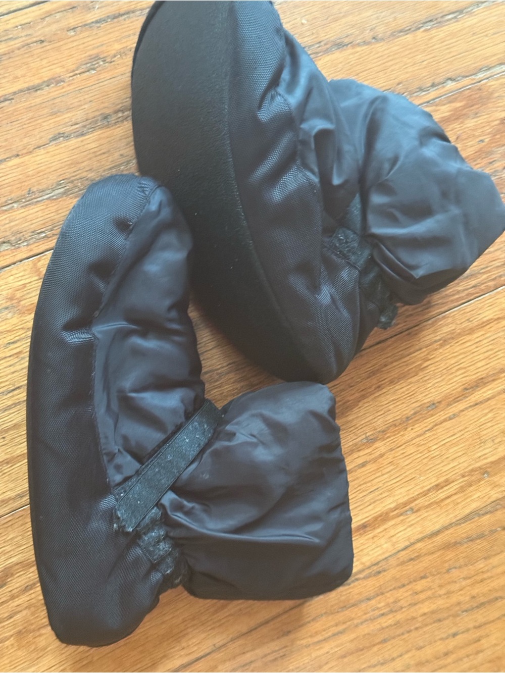 Black Dance Warm Up Booties
